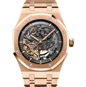 오데마피게 로얄오크 Double Balance Wheel Openworked 41mm 15407OR.OO.1220OR.01 Full Rose Gold Skeletonized Dial[APS]