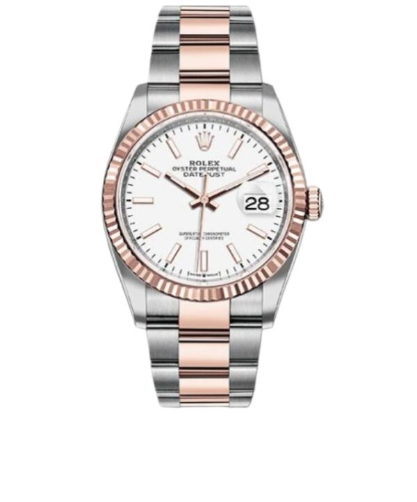 롤렉스 데이저스트 41mm Counterweight 126331 Half Rose Gold White Dial[ARF]
