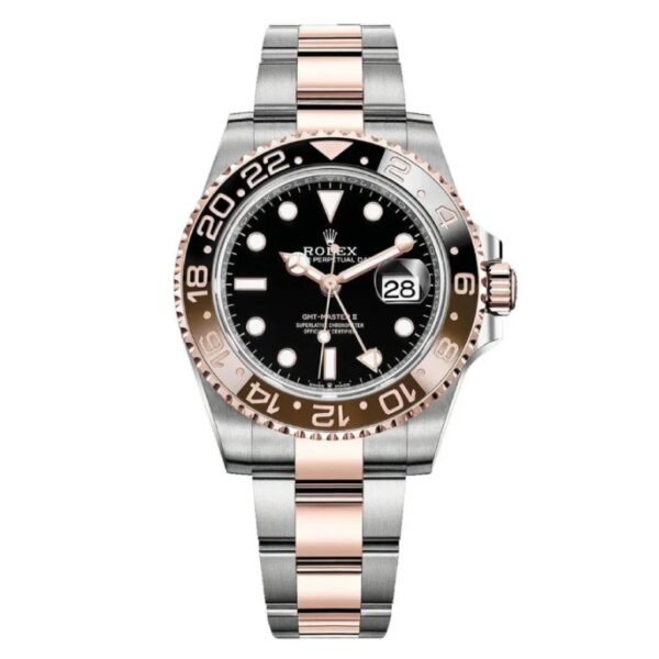 롤렉스 GMT마스터2 40mm Rootbeer 126711CHNR-0002 Half Rose Gold Black Dial[CLEAN]