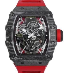 리차드밀 RM35-02 44.5mm Carbon Fiber Red Rubber Strap Dial[SONIC]
