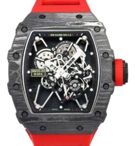 리차드밀 RM 35-01 44.5mm 'Rafael Nadal' Carbon Fiber Rubber Strap Skeletonized Dial[BBR]