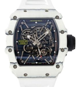 리차드밀 RM35-01 42mm White Carbon Fiber White Canvas Strap White Skeletonized[BBR]