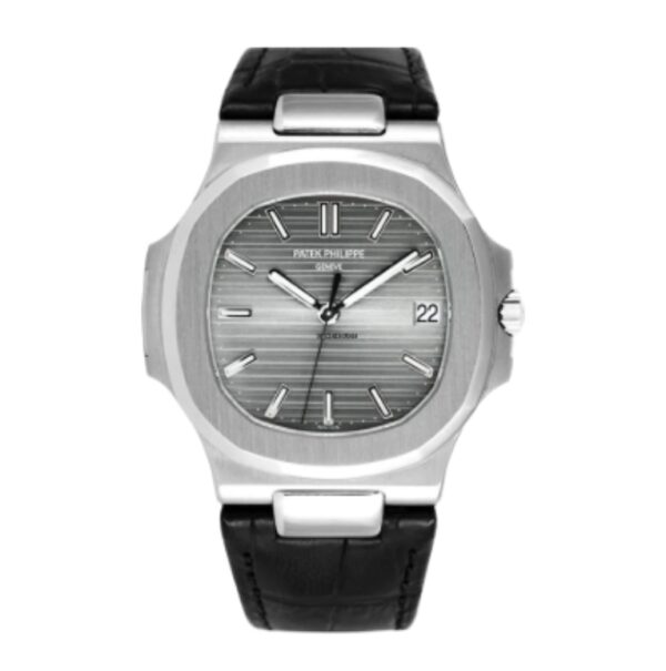 파텍필립 노틸러스 40mm 5711G-001 White Gold Leather Dark Gray Dial[3K]
