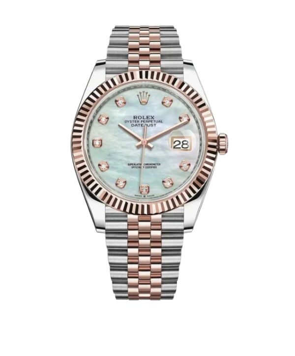롤렉스 데이저스트 41mm 126331  Half Rose Gold Diamond Mother Of Pearl Dial Jubilee[CLEAN]