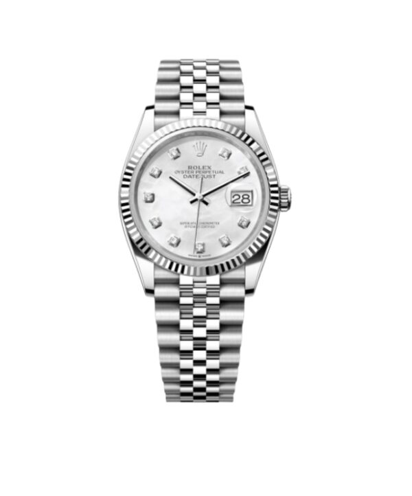 롤렉스 데이저스트 36mm 126234-0019 Full 904L Diamond Mop Mother Of Pearl Dial Jubilee[CLEAN]
