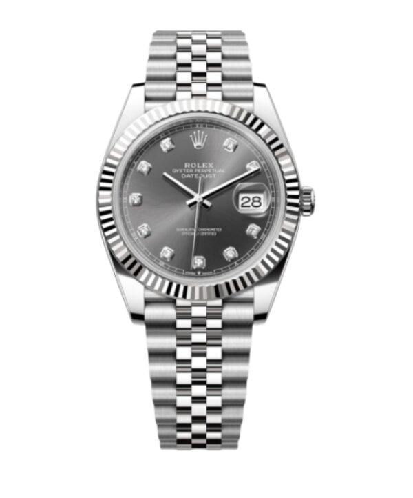 롤렉스 데이저스트 41mm 126334-0006 White Gold&904L Grey Diamond Dial Jubilee[ARF]