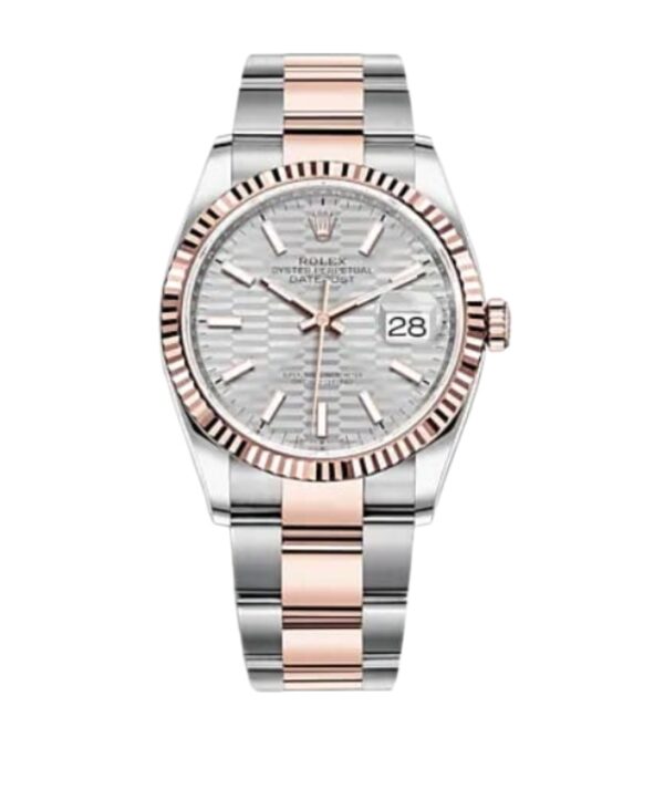 롤렉스 데이저스트 41mm Counterweight 126331-0017 Half Rose Gold Fluted Silver Dial[ARF]