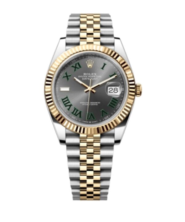 롤렉스 데이저스트 41mm Counterweight 126333-0014 Half Yellow Gold Black Dial Jubilee[ARF]
