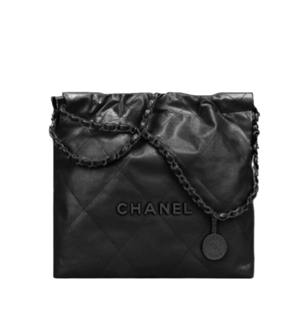 샤넬[chanel/팬더샵]*정품가죽* 22백 스몰 핸드백(블랙/흑장/카프스킨)
