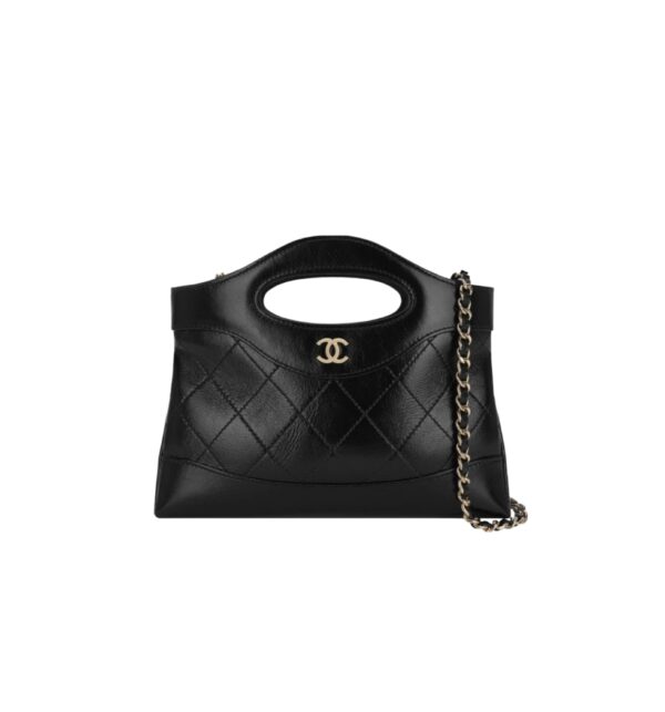 샤넬[chanel/팬더샵]31백 나노 CC 체인 백(블랙/금장/카프스킨)
