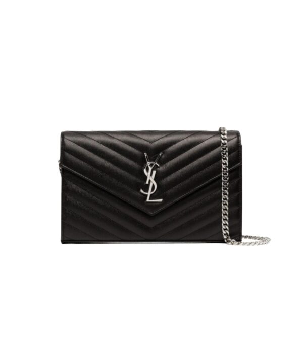생로랑[ysl]카산드라 WOC 체인 백(블랙/은장)