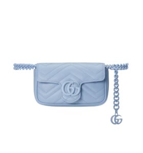 구찌[gucci/OC]GG 마몽 벨트백(블루)