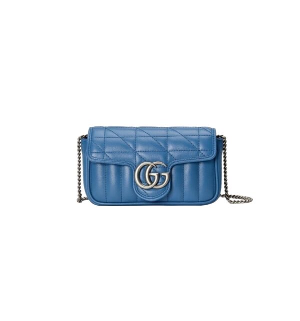 구찌[gucci/OC]GG 마몽 수퍼 미니백(블루)