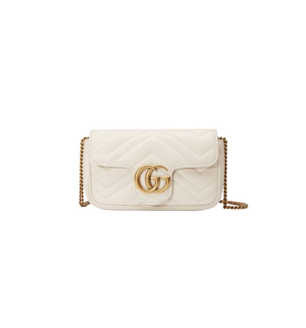 구찌[gucci/OC]GG 마몽 수퍼 미니백(화이트)