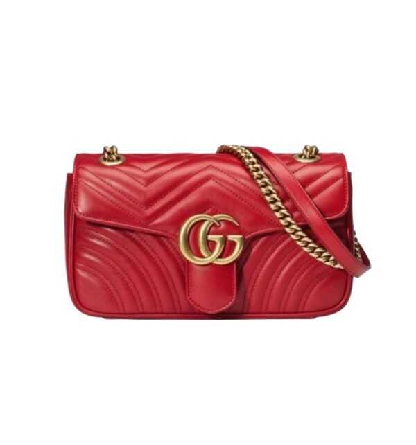 구찌[gucci/OC]GG 마몽 스몰 숄더백(레드)