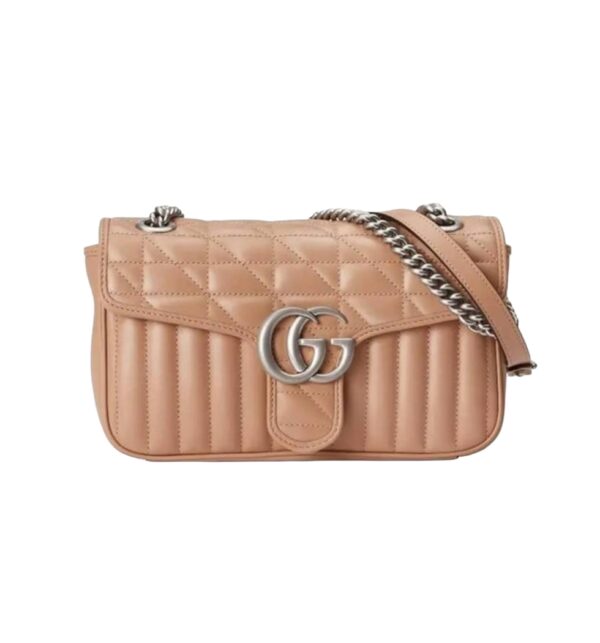 구찌[gucci/콜라샵]GG 마몽 스몰 숄더백(로즈 베이지)
