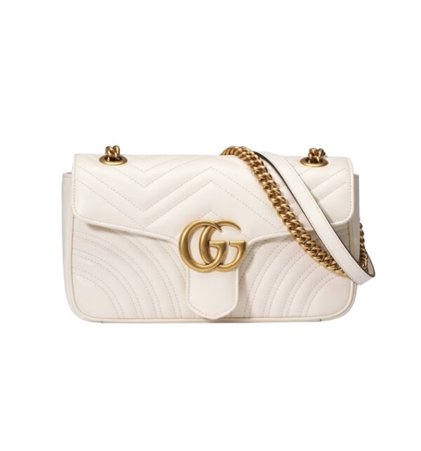 구찌[gucci/OC]GG 마몽 스몰 숄더백(화이트)