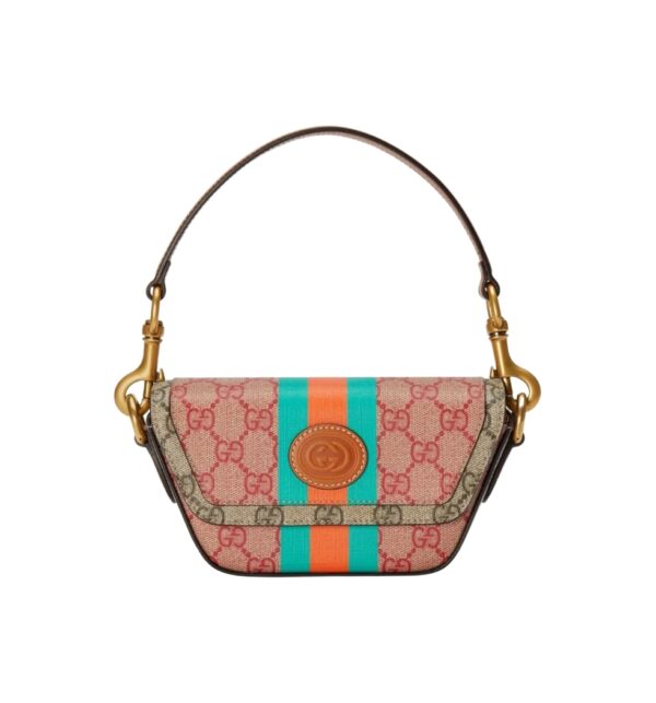 구찌[gucci/OC]GG 수프림 탑 핸들 미니백(핑크)