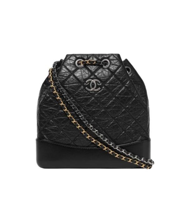 샤넬[chanel/팬더샵]*정품가죽* 가브리엘 백팩 스몰(블랙/카프스킨)