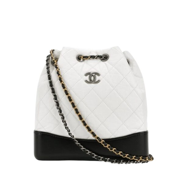 샤넬[chanel/팬더샵]가브리엘 백팩 스몰(화이트/빈티지 카프스킨)