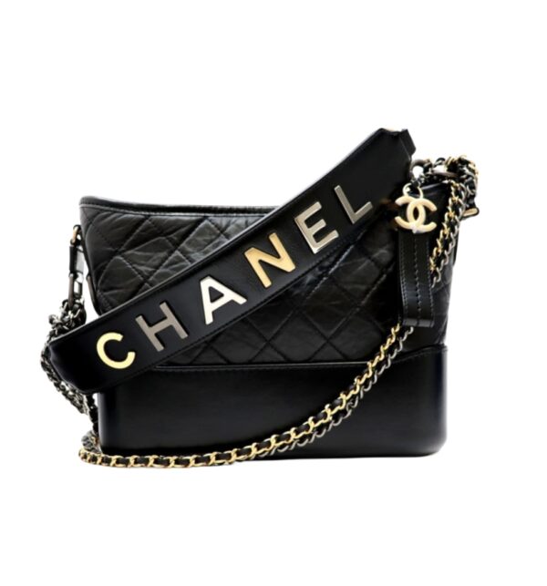 샤넬[chanel/팬더샵]가브리엘 핸들로고 호보백 미디엄(블랙/카프스킨)