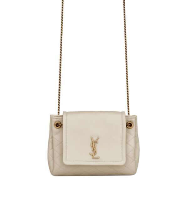 생로랑[ysl]노리타 미니 플랩 백(블랑 빈티지)