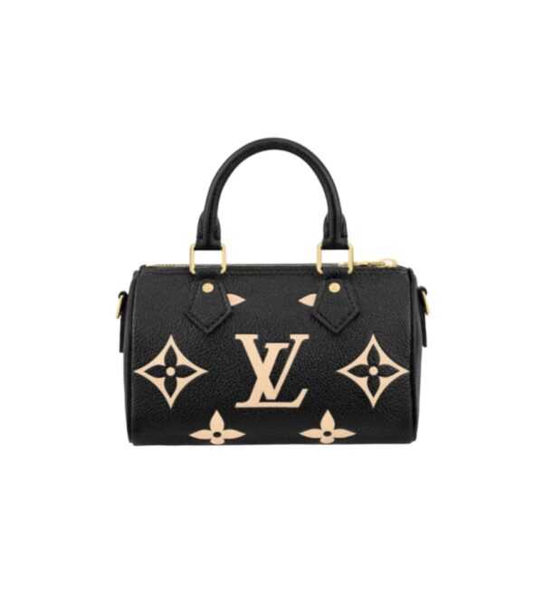 루이비통[louis vuitton/듀티프리]나노 스피디 앙프렝뜨(블랙/베이지)