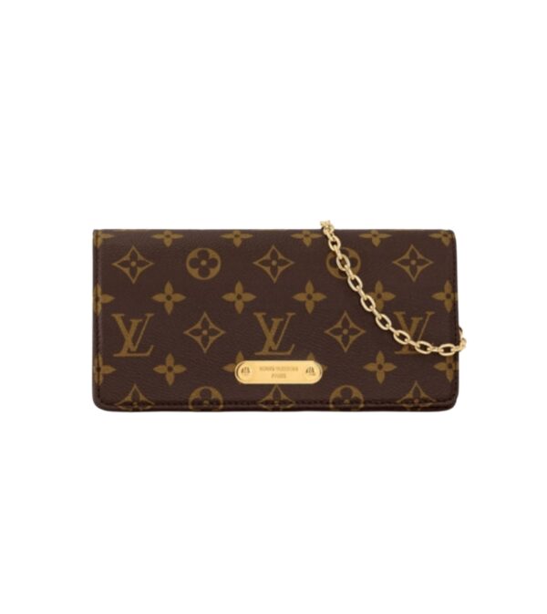 루이비통[louis vuitton/듀티프리]월릿 온 체인 릴리(모노그램)