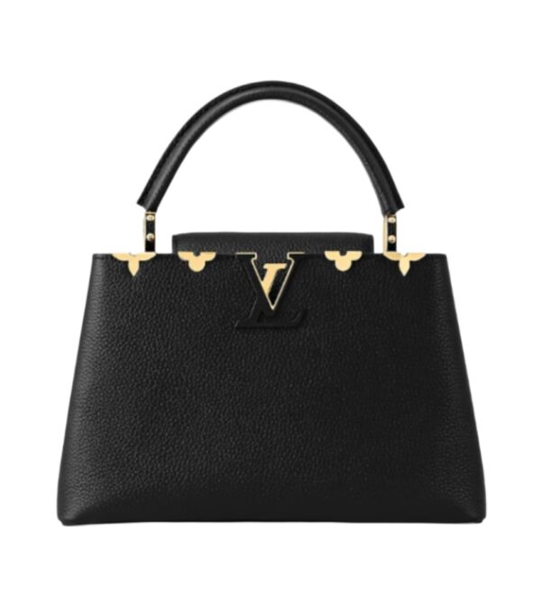 루이비통[louis vuitton/듀티프리]카퓌신 MM(블랙/금장)