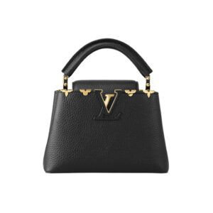 루이비통[louis vuitton/듀티프리]카퓌신 미니(블랙/금장)