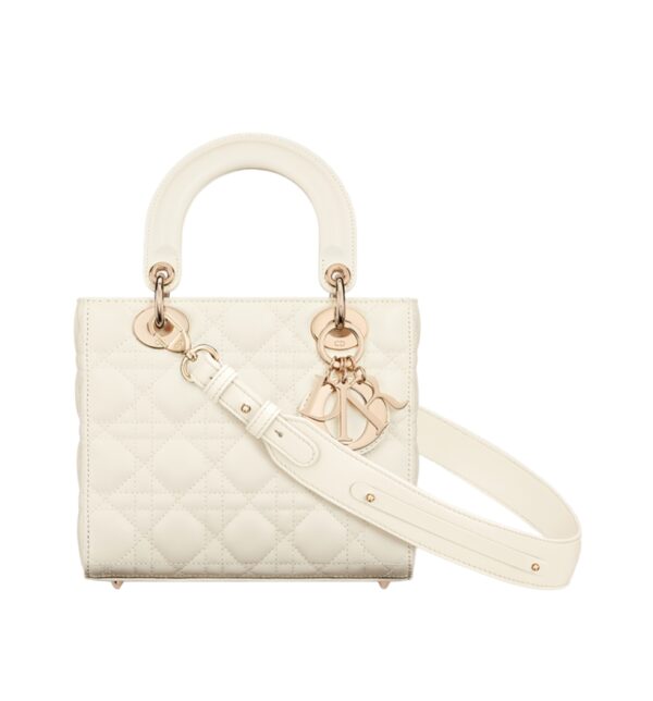 디올[dior/여왕]레이디 디올 ABC 스몰 백(라떼/까나쥬/램스킨)
