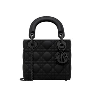 디올[dior/여왕]레이디 디올 미니 백(울트라 매트 블랙/까나쥬/램스킨)