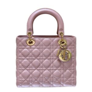 디올[dior/여왕]레이디 디올 미디엄 백(멜로코튼/까나쥬/램스킨)