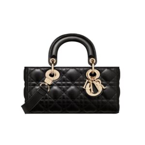 디올[dior/여왕]레이디 디조이 스몰 백(블랙/까나쥬/램스킨)
