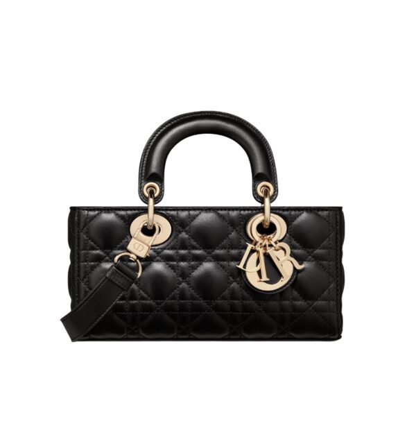 디올[dior/여왕]레이디 디조이 스몰 백(블랙/까나쥬/램스킨)