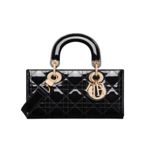 디올[dior/여왕]레이디 디조이 스몰 백(블랙/까나쥬/페이턴트)