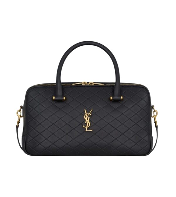 생로랑[ysl]리아 더플백(블랙/금장)