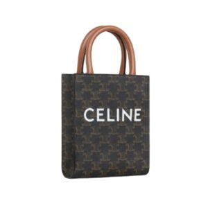 셀린느[celine/블랙프라임]커티컬 로고 카바스 미니(탠/트리옹프 캔버스)