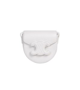 셀린느[celine/블랙프라임]퀴르 트리옹프 베사체 미니(화이트)