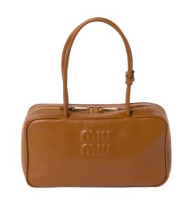[miumiu]보 탑 핸들 백 미디엄(코냑)