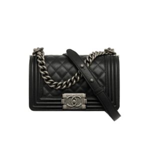 샤넬[chanel/팬더샵]보이백 스몰(블랙/은장/캐비어)