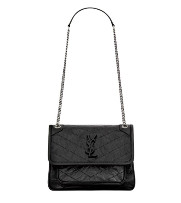 생로랑[ysl]빈티지 니키 베이비(블랙/은장)