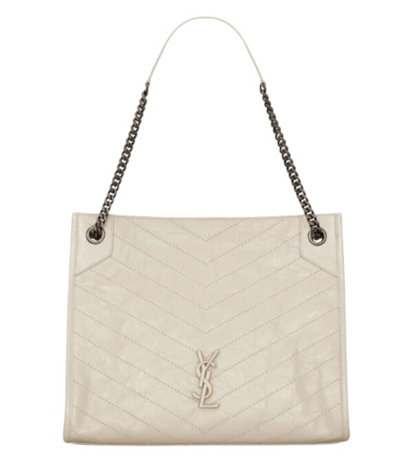 생로랑[ysl]빈티지 니키 쇼핑백(블랑 빈티지)
