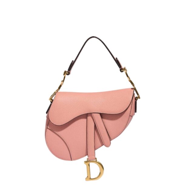 디올[dior/여왕]새들 미니 스트랩 백(핑크/그레인 카프스킨)