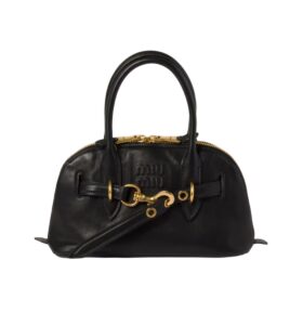 [miumiu]아방뛰르 탑 핸들 백 스몰(블랙)
