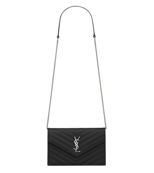 생로랑[ysl]엔벨로프 체인 WOC(블랙/은장)