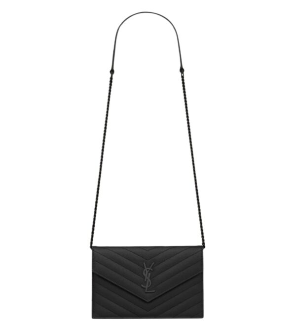 생로랑[ysl]엔벨로프 체인 WOC(올블랙)