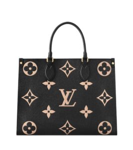 루이비통[louis vuitton/듀티프리]온더고 MM 앙프렝뜨(블랙/베이지)