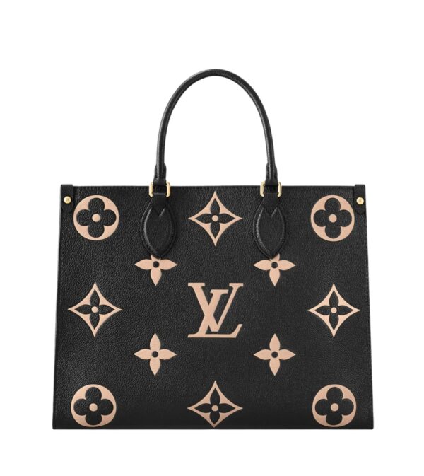 루이비통[louis vuitton/듀티프리]온더고 MM 앙프렝뜨(블랙/베이지)
