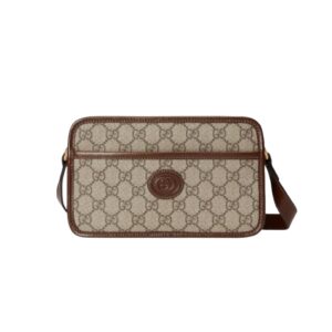 구찌[gucci/OC]인터로킹 G 미니 숄더백(GG수프림/브라운)